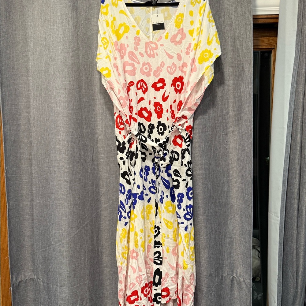 ELOQUII ELEMENTS Colorful Floral Women's Dress 26/28